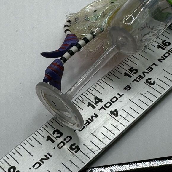 “Wine A Bit Youll Feel Better” Kitschy 2008 Christmas Ornament Woman & Wine - Picture 6 of 6